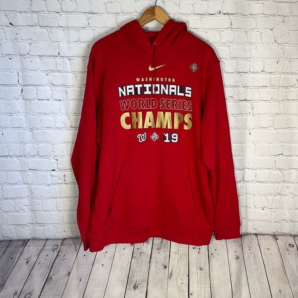 Nike Washington Nationals‎ 2019 World Series Champions XXL Hoodie Sweatshirt